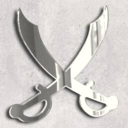 Personalized Acrylic Mirror Wall Art Engraved Design, Indoor/Outdoor - thumbnail 2
