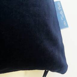 Velvet Cushion Cover Dark Blue 50 X - thumbnail 3