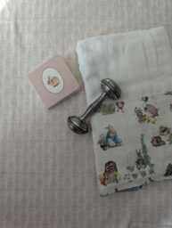 Neutral Mini Crib Sheet - Beige Ivory Baby Bedding - thumbnail 1
