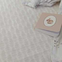 Neutral Mini Crib Sheet - Beige Ivory Baby Bedding - thumbnail 3