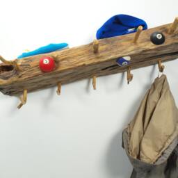 Coat Rack, Wood Shelf Hanger, Shelf Rack Art, Billiards, Pool 8, 9, 10, Rustic Wall Wooden Coat Rack - thumbnail 3