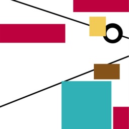 Set Of 3 Modern Geometric Art Prints Colorful Abstract Wall Decor - thumbnail 3