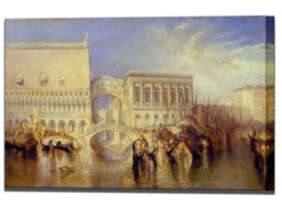 Turner Venice Painting, Bridge Of Sighs, Italy, Canvas Print - thumbnail 1
