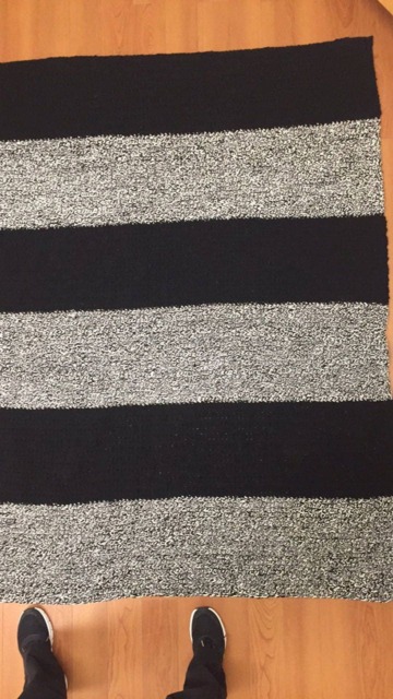 Black Striped Blanket - image 1