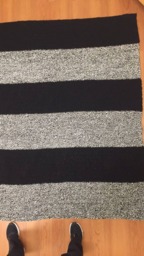 Black Striped Blanket - thumbnail 1