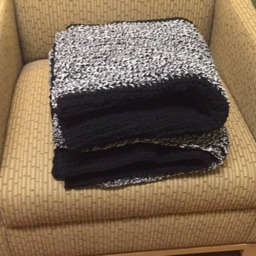 Black Striped Blanket - thumbnail 4