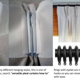 Custom Curtains, Send Your Fabric, Pricing Is For A Pair, Minimum 4 Panels Required. Message Quotes - thumbnail 4