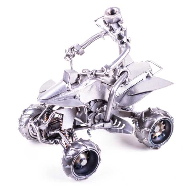 Handmade Quad Motorbike Figurine Gift For Motorcycle Lovers Present Dad Or Boyfriend Home Decor