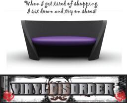 When I Get Tired Of Shopping, Sit Down & Try On Shoes - Vinyl Wall Decal Quotes Sticker Closetquotes15Et - thumbnail 1
