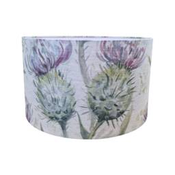 Thistle Glen Lampshade Handmade Floral Drum Shade, Voyage Maison Fabric - thumbnail 1