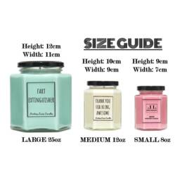 Cherry Amaretto Scented Candle, Relaxing Soy Wax Natural Candles - thumbnail 3