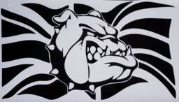 British English Bulldog Wall Art Decal Car Van Bonnet Vinyl Side Sticker Hood Graphic Window Sign Motorhome Campervan Bull Dog Animal