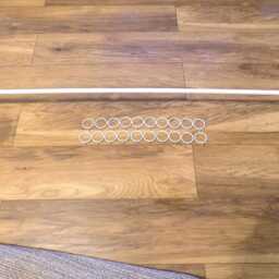 Handmade Wrought Iron Curtain Rail Set, French Style, Heavy Duty - thumbnail 2