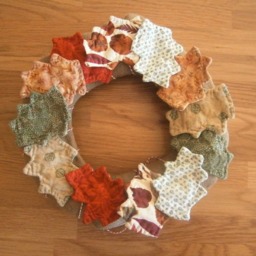 Christmas Wreath A Little Different, With Autumnal Colors - thumbnail 2