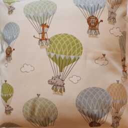 Jungle Animal Balloon Cushion Cover/Pillow - Very Slight Second - thumbnail 1