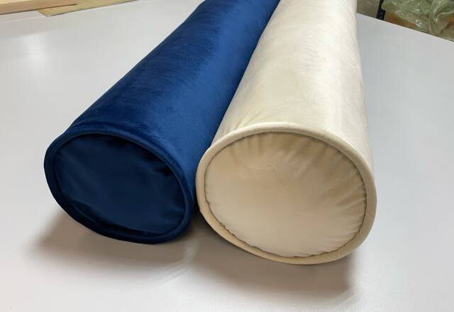 Bolster Pillow Velvet With Piping Cover Insert Custom Sizes - image 1