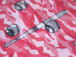 Baseball Pillow Case - Girls Gift Pink Standard Sports