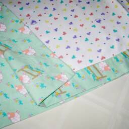 Flannel Baby Receiving Blanket, Swaddle, Newborn Gift Set - thumbnail 4