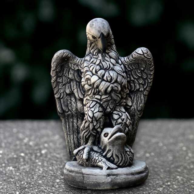 Large Eagle Sculpture Concrete Bird Figurine Cement Statue Eagle Lover Gift Handmade Garden & Home Ornament Lawn Decoration - image 1