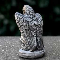 Large Eagle Sculpture Concrete Bird Figurine Cement Statue Eagle Lover Gift Handmade Garden & Home Ornament Lawn Decoration - thumbnail 4