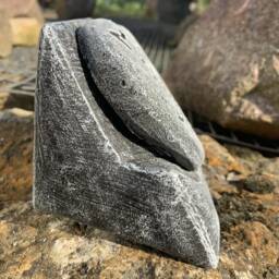 stone Garden Miss You Daughter Heart Memorial Plaque Concrete Ornament - thumbnail 2