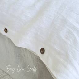 Linen Duvet Cover - Queen, King, Twin Or Double Size Custom Comforter Soft & Luxurious Bedding 1 - thumbnail 2