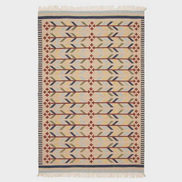 Handmade Swedish Kilim Rug Custom Wool Scandinavian Decor - image 1