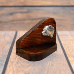 staffordshire Bull Terrier - Wooden Candlestick With Dog, Souvenir, Decoration, Limited Edition, Collection - thumbnail 3