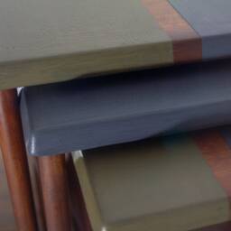 Sold Teak Midcentury Nest Of Tables/ Side Table/ Coffee Table By Stonehill Stateroom Range - thumbnail 2