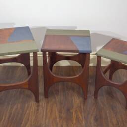 Sold Teak Midcentury Nest Of Tables/ Side Table/ Coffee Table By Stonehill Stateroom Range - thumbnail 3