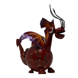 Metal Dragon Tea Light Holder Garden Ornament Standing Candle Lantern Animal Hanging - thumbnail 3