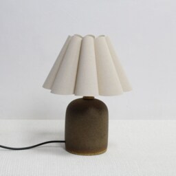 Handmade Skirt Shape Burlap Fabric Lampshade For Home Gift-5# - thumbnail 3