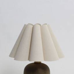 Handmade Skirt Shape Burlap Fabric Lampshade For Home Gift-5# - thumbnail 1