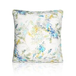 Fibre Naturelle Giverny -Botanical Floral Pervenche Filled Cushion - thumbnail 1