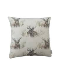 Wallace Stag Throw Pillow Cover Voyage Country Linen Cushion Sham - thumbnail 1