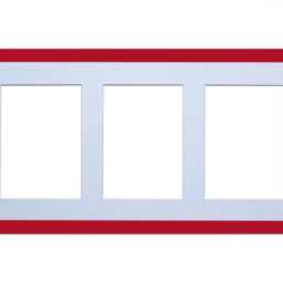 Red Triple Photo Frame - Collage Wall Decor, Family Gift - thumbnail 4