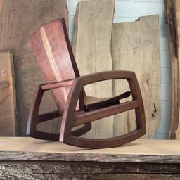 Cascade Rocking Chair in Walnut & White Oak - thumbnail 2