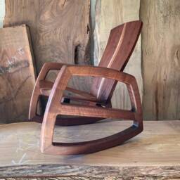 Cascade Rocking Chair in Walnut & White Oak