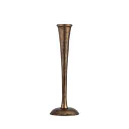 Handmade Antique Brass Candle Holder Modern Aluminum Centerpiece - Set Of 3 - thumbnail 4