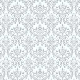 Damask Classic Patterned Design in 3 Colors Of Gray Custom Made Printed - Dm01 Window Roller Blind Regular Or Blackout Shade - thumbnail 2