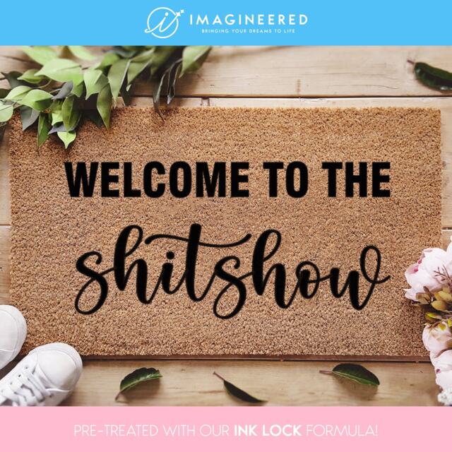 Welcome To The Shitshow Doormat - Funny Mat Gifts For Him Her Home Decor Personalized Family Gift - image 1