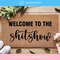 Welcome To The Shitshow Doormat - Funny Mat Gifts For Him Her Home Decor Personalized Family Gift - thumbnail 1