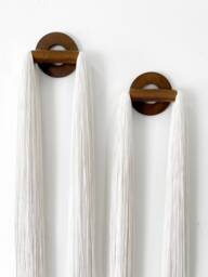 Made To Order/Textile Wall Art/Wall Hanging/Textile Sculpture/Neutral Art/Fiber Art/Tassel/Contemporary Art - thumbnail 1