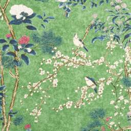 Thibaut Katsura Emerald Green Grand Palace Collection Cushion Cover Pillow Double Sided - thumbnail 4