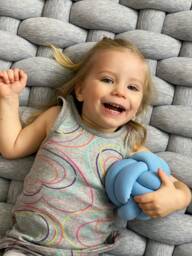 Baby Ball Knot Pillow Activity Development Toddler Montessori Room Decor Kids Soft Pillows For Playtime - thumbnail 1
