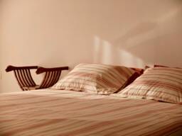 Euphrates - Striped Duvet Set Off-White, Terracotta Unbleached Ranforce 100% Cotton