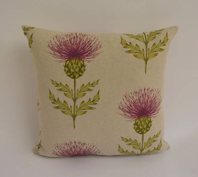 Voyage - Blair Berry Lovely Thistle Cushion Cover Throw Pillow Designer Home Decor - image 1