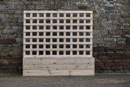 Raised Bed Smooth Durable Decking With Trellis No Base /Flooring/Garden Wooden Planter Pot