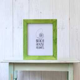 A2, A3, A4, A5, 5x5, 6x6, 5x7, 6x8, 8x10, 11x14 Picture Frame - Green Handmade Photo Frames Mounted Option Free Standing Modern - thumbnail 3