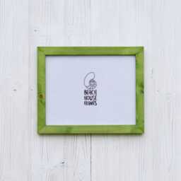A2, A3, A4, A5, 5x5, 6x6, 5x7, 6x8, 8x10, 11x14 Picture Frame - Green Handmade Photo Frames Mounted Option Free Standing Modern - thumbnail 2